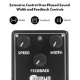 thumbnail image 3 of Pedal de efectos de guitarra Dolamo T-Drive Phase, ancho, retroalimentación y velocidad, 9 V CC, 6,35 mm, 3 of 8