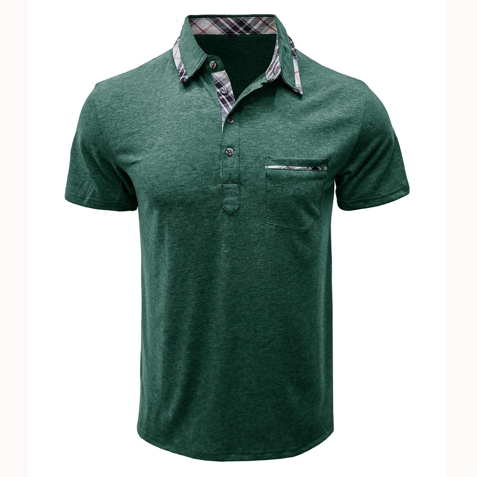 Chemise Homme Manches Courtes Bleue à Fines Rayures Bleu - Prêt-à-Porter