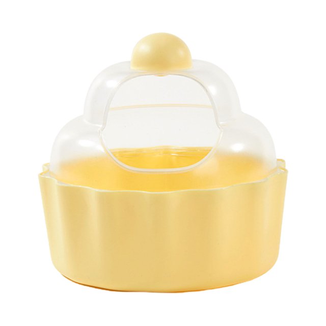 CSChome Hamster Bathroom Hamster Bathroom Large Space Cartoon Cake Shape Squirrel Bath House