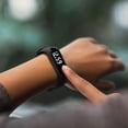 thumbnail image 6 of Pedometer for Walking Steps And Miles,Silicone Fitness Tracker Watch,Smart Watch Run Step Watch Bracelet Pedometer Calorie Counter Digital LCD Walking Distance(Dark Blue 2*0.7in)from ANMUYUM, 6 of 8