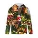 thumbnail image 4 of Sudadera con capucha para hombre, informal, con cordón, estampado navideño, deportiva, blusa de poliéster, 4 of 4