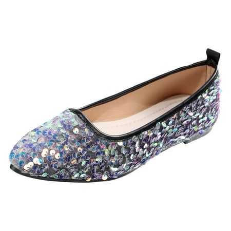 

WNVMWI Sandals Women Slippers Summer Sandals Silver Shoes Slippers Flip Flops New Spring Summer Shoes for Women Fashion Sequined Square Toe Shallow Mouth Comfortable Shoes Flat Shoes Womens W Size 40