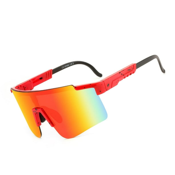 Gafas de sol deportivas para hombres, mujeres, jóvenes, béisbol, softbol, gafas de sol con protección UV400 para ciclismo.
