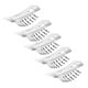thumbnail image 1 of Clips para extensiones de Cabello, 50 piezas, clips de acero inoxidable de 8 dientes para extensiones de Cabello, Peine A presión, clips para peluca, accesorios, pinzas para el, 1 of 7