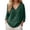Green#9527, variant on Womens Summer Cotton Linen T-Shirts Long Sleeve T Shirts for Women Casual V Neck Solid Color Lightweight Tees Soft Cozy Dailywear