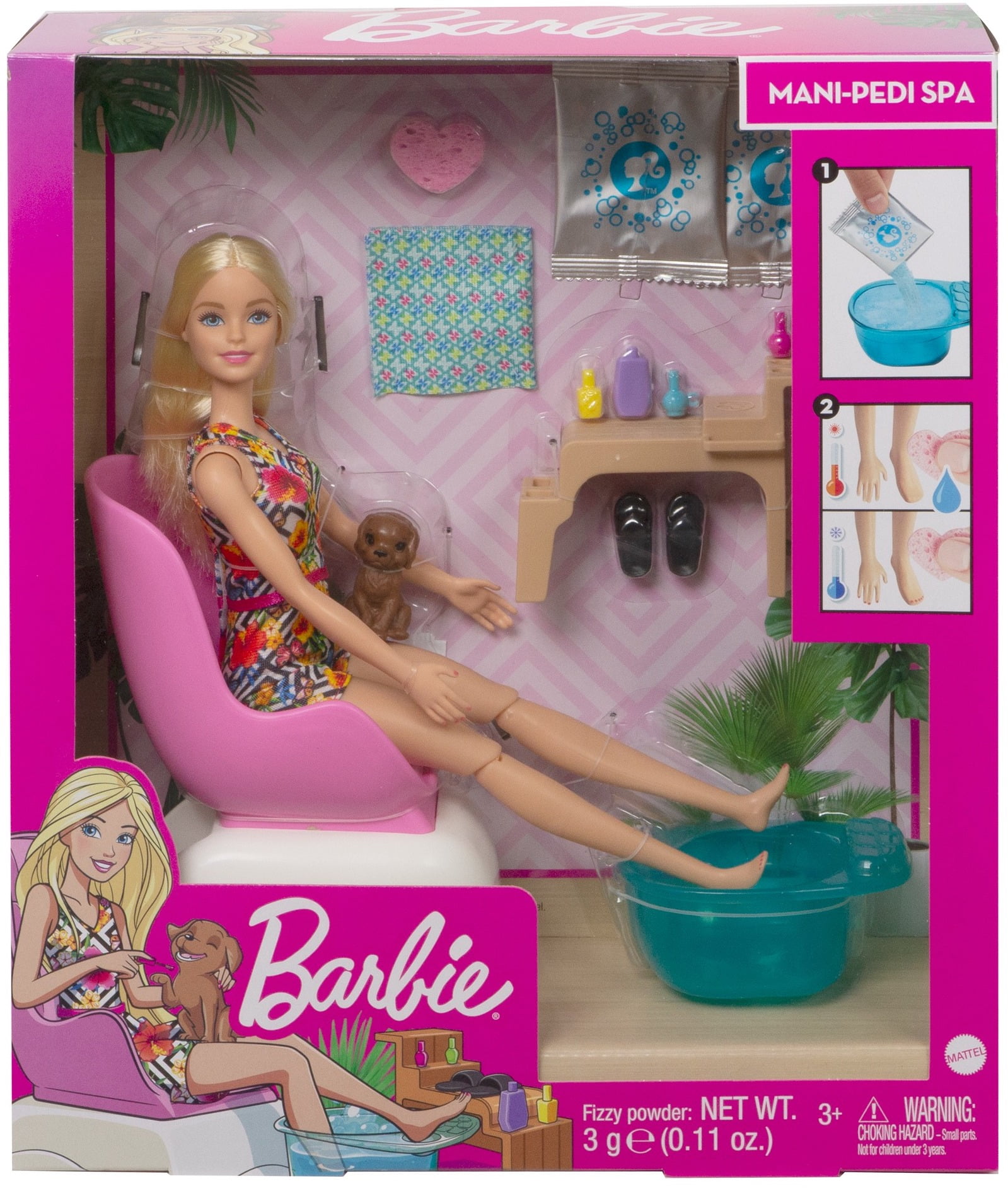 barbie spa day set