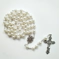 thumbnail image 5 of 8mm Prayer Beads Rosary Necklace Mary Jesus for Cross Pendant Catholic Necklaces Religious Jewelry Women Charm Gifts, 5 of 9