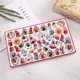 thumbnail image 2 of Adornos navideños de 48 piezas, joyería artesanal de madera, colgante de árbol, decoraciones colgantes de muñeca, juego de juguetes bonitos, regalo de Navidad y Año Nuevo, 2 of 5