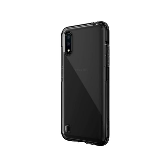 Raptic Clear Case Compatible with Samsung A01, Shock Absorbing Protection, Drop Tested to 6 feet, Impact Resistant, Smoked