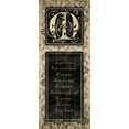 thumbnail image 2 of Grey, Jace 15x32 Black Ornate Wood Framed with Double Matting Museum Art Print Titled - M In Our Home, 2 of 4