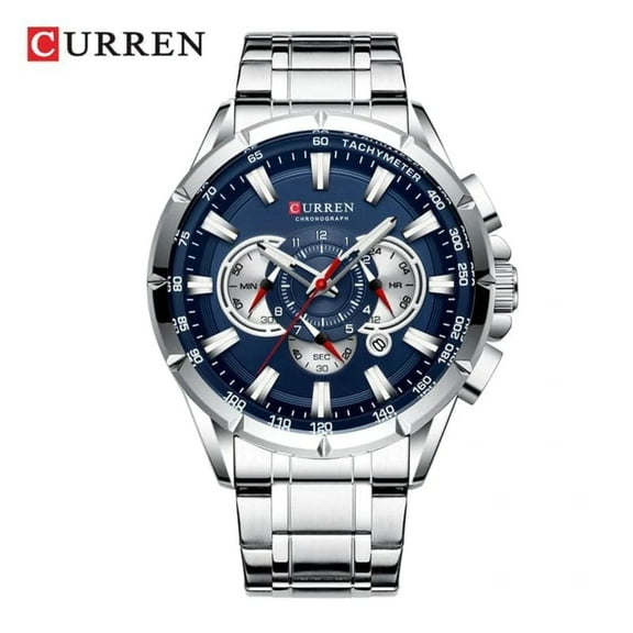 Reloj Hombre Curren KREC951903 Plateado Cuarzo