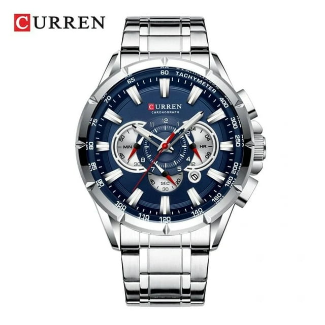 Reloj Hombre Curren KREC951903 Plateado Cuarzo