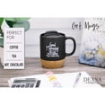 thumbnail image 2 of DEXSA Good Morning Designer Cork Bottom Mug with Lid - 14 oz, 2 of 4