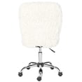 thumbnail image 2 of Urban Shop Faux Fur Task Chair, White Shepra, 2 of 5