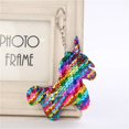 thumbnail image 1 of 2@#Car Bag Accessories Key Chain Keychain Car Pendant Girls Handmade New Fashion Sequin Keychain Men Women Car Keychain Charms9 X 8cm 10g He Qiyong unisex, 1 of 1