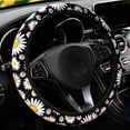 thumbnail image 4 of Sunflower flower Car Steering Wheel Cover Non Slip Stretch-on Fabric, 4 of 6