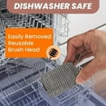 thumbnail image 6 of Electric Grill Brush  Rechargeable BBQ Brush Bristle Free with 350 RPM Stainless Steel Roller & Built-in LED Light - Safe Cleaning for BBQ & Kitchen, 304 Stainless, 6 of 9