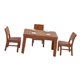 thumbnail image 4 of 4 piezas 1:64 muebles para casa de muñecas, accesorios para casa de muñecas, artesanías de resina, Mini muebles, diseño de mesa, decoración, conjunto, 4 of 9