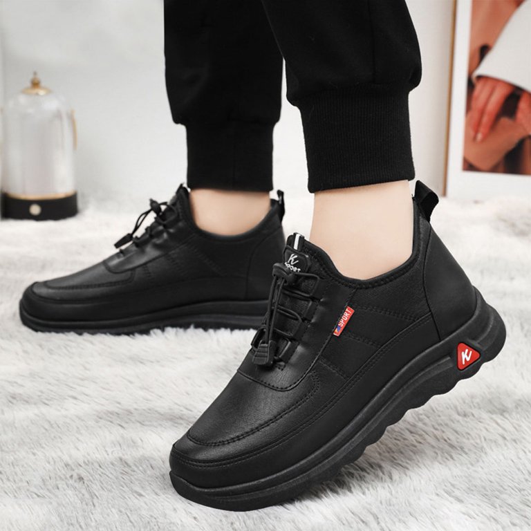 adviicd Winter Boots for Men Men's Snow Boots Leather Winter Boots Slip Resistant Insulated Shoe (Black,9.5) - Walmart.com adviicd Winter Boots for Men Men's Snow Boots Leather Winter Boots Slip Resistant Insulated Shoe (Black,9.5) - Walmart.com