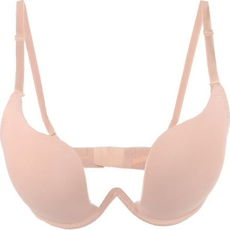 

Adjust Straps Push Up Bra 32-38B Plunge Bra Low Cut Convertible Halter Multi