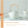 Water Kettle Teapot Grip Handles Replacement Vintage Beech Copper Alloy