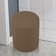 thumbnail image 4 of Fundas otomanas redondas con base elástica, protector de muebles marrón, 4 of 8