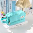 thumbnail image 1 of Estuches de lápices de gran capacidad, bolsa de lápices bonita de tres capas, papelería para estudiantes y profesores, portalápices, regalo para niños, 1 of 4