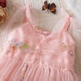 thumbnail image 6 of LYHaoo Toddler Children Girls Fly Sleeveless Embroidered Flowers Prints Dresses Dress Clothes,Girls A Line Dresses Sizes 12-24 Months Pink, 6 of 6