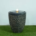 thumbnail image 1 of Fuente de piedra grande Hi-Line de regalo con efecto de llama LED, 1 of 3