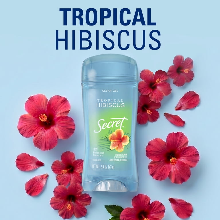 Secret Clear Gel Tropical Hibiscus Women's Antiperspirant