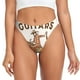 thumbnail image 1 of Fotbe Cowboy Rodeo Guitar Tanga Sin Costuras para Mujer con Estampado – Panties Invisibles, Transpirables y Cómodos para Uso Diario-Large, 1 of 4