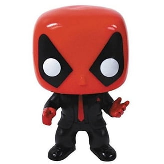 Funko Pop! Marvel King Deadpool Vinyl Figure - Crown & Robe, Holding Sword & Cheeseburger, 3.75 Inches