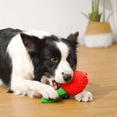 thumbnail image 2 of Squeaky Dog Toys - Soft, Natural Rubber - Puppy - Small Dogs - Medium Dogs & Blind Dogs - Indoor Play(red), 2 of 4
