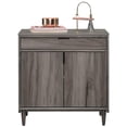 thumbnail image 4 of Pemberly Row Engineered Wood Library Base Storage Cabinet Jet Acacia/Dark Wood, 4 of 14