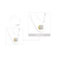 thumbnail image 3 of 14K Yellow Gold Round Cubic Zirconia Stud Earrings 1.25 CT. TW., 3 of 6