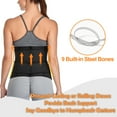 thumbnail image 5 of QRIC Waist Trainer Trimmer for Women & Men Tummy Control Shapewear Latex Sweat Belt With Double Detachable Straps Slimming Body Shaper Corset, 5 of 7