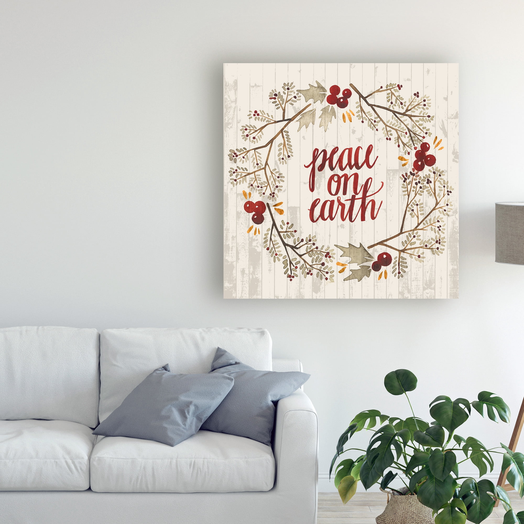 Trademark Fine Art 'Rustic Christmas V' Canvas Art by Grace Popp