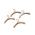 thumbnail image 1 of 4x Perchas de madera para casa de muñecas, juguetes artesanales para jugar a la simulación, adornos para casa de muñecas en miniatura para sala de, 1 of 8