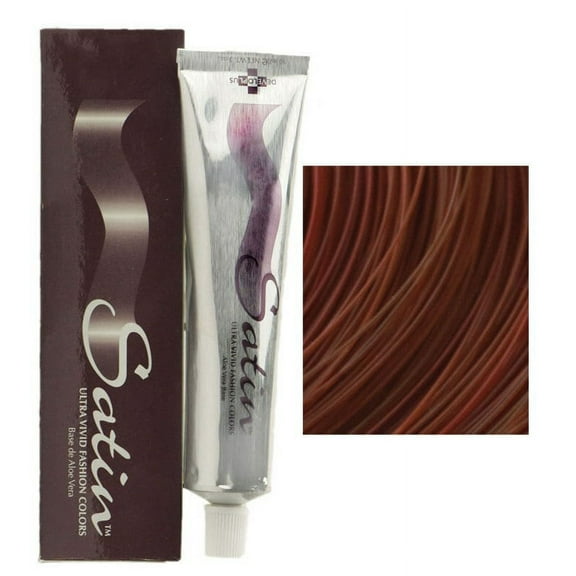 (2PACK) Satin Hair Color - ultra vivid fashion colors- 6MR(Red Mahogany)"MANGO SIX B&M"