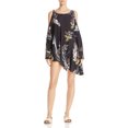 thumbnail image 1 of Free People Womens Clear Skies Shift Vestido, Negro, Grande Free People Cambio, 1 of 1