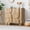 Oak, variant on LEFHDA 3-Drawer Dresser for Bedroom & Living Room, 31.5" Wide Modern Wood Chest of Drawers with Anti-Toppling Device, Fluted Mid-Century Storage Cabinet for Entryway, Hallway, Closet - Oak