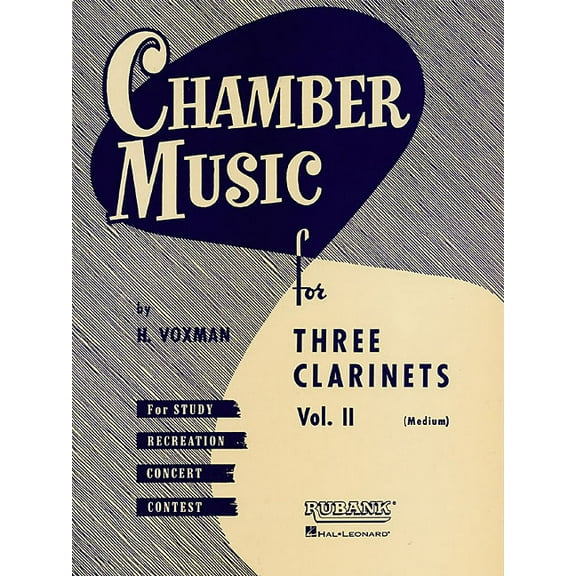 Chamber Music for Three Clarinets, Vol. 2 (Medium), (Paperback)