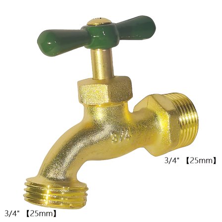 HIBIBUD Simple faucet zinc alloy retro outdoor garden faucet washing machine mop faucet 3-4 Green