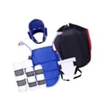 thumbnail image 4 of 5 Piezas Protector Corporal de Boxeo Equipo de Sparring Accesorios Ajustables Equipo de Protección Completa Muay Thai para Grappling Gym Adultos M y hombre, 4 of 9