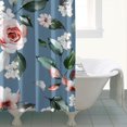 thumbnail image 5 of Waterproof Pioneer Shower Curtain 84x72 Inch Polyester Unique Colorful Floral Shower Curtain for Bathroom Hotel Home Decor with 12 Plastic Hooks, 5 of 5