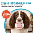 thumbnail image 3 of Outward Hound Xtreme Seamz Dog Toy, Reinforced Seams & Multiple Stitching, Durable Plush with Squeaker, Baseball, 4., 3 of 4