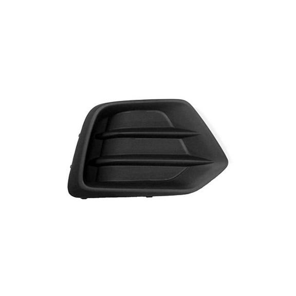 Right Passenger Side Fog Light Cover - Textured Black - Compatible with 2017 - 2019 Chevy Trax 2018 2020 2021