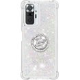 thumbnail image 2 of Case for Xiaomi Redmi Note 10 Pro/Note 10 Pro Max with Creativity Clear Quicksand Glitter Flowing Floating Soft w/Stand Bling Diamond Sparkle Phone Cover for Redmi Note 10 Pro  Colorful, 2 of 14