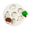 thumbnail image 2 of Milue 8 Cavity 3D Flower Fruit Vegetable Fondant Mold Biscuits Mold DIY Baking Mold, 2 of 21