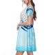 thumbnail image 2 of Easygdp Crystal Clear Water Splash para Vestido Transpirable de Mujer, Vestido Suelto de Manga Corta con Pliegues y Bolsillos para el Verano, 2 of 6